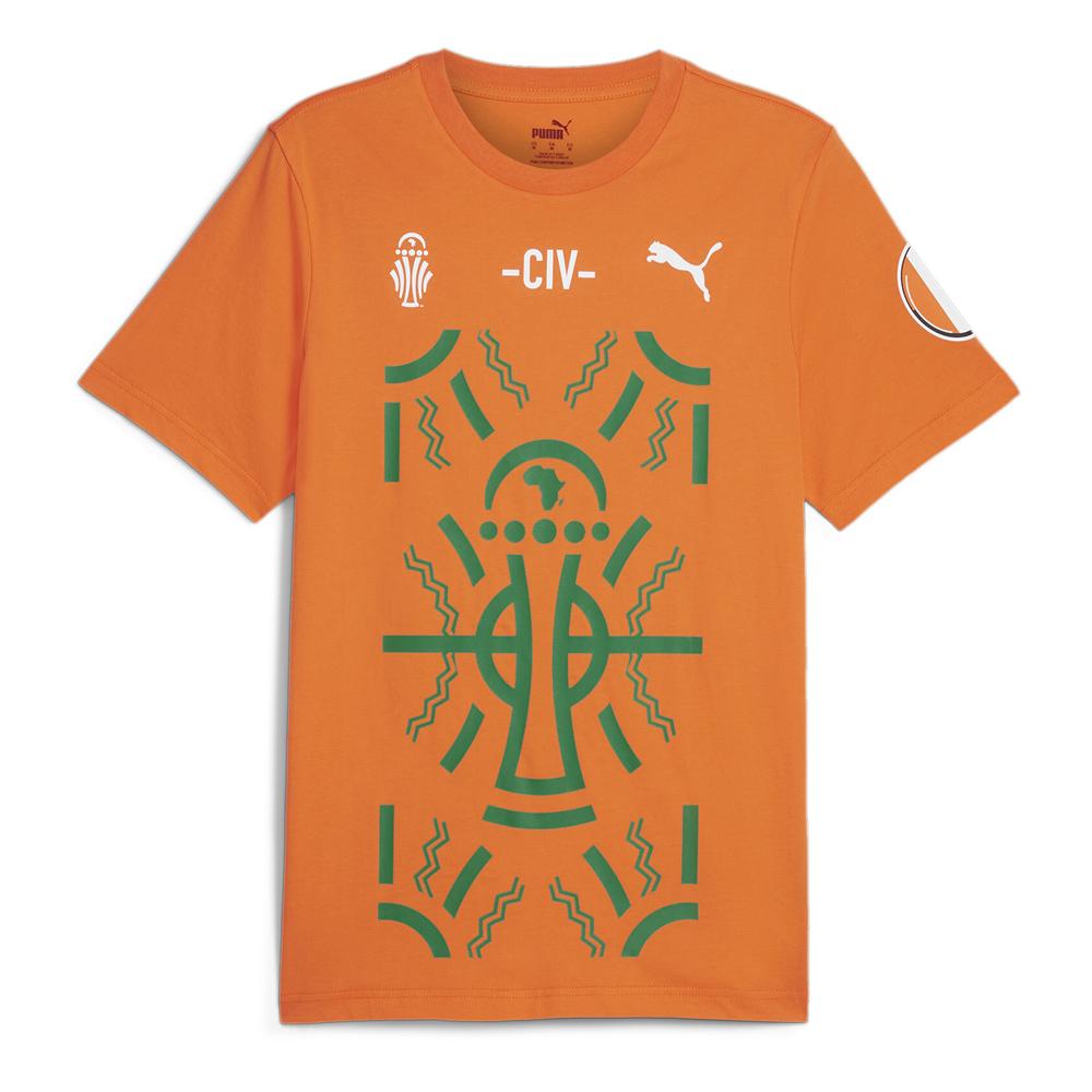 Camiseta Naranja Hombre Puma Afcon barato