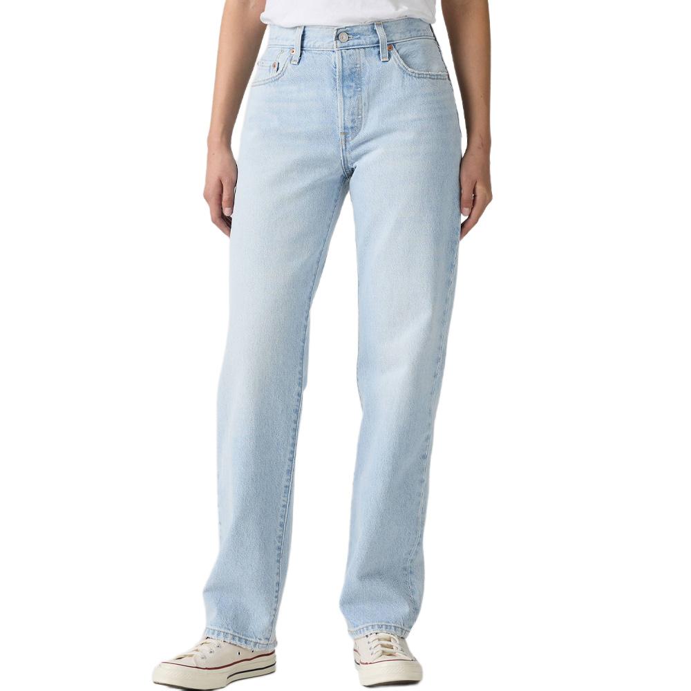 Jean 501 90s Bleu Clair Femme Levi's A1959 pas cher