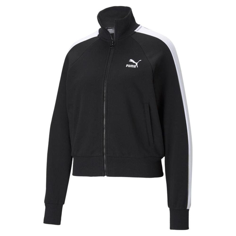 Sweat zippé Noir Femme Puma Iconic T7 pas cher