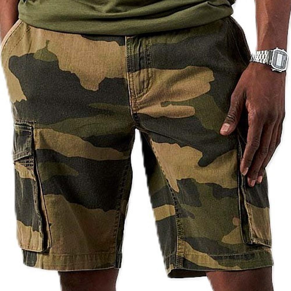 Short Kaki à Motifs Homme Kaporal 3M81 Marco pas cher