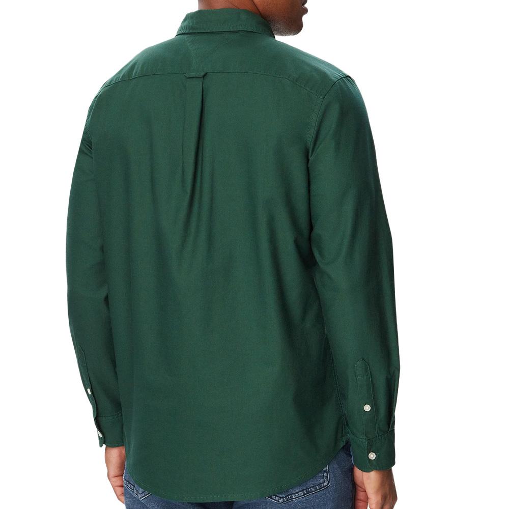 Camisa verde de hombre Tommy Hilfiger Oxford ver 2