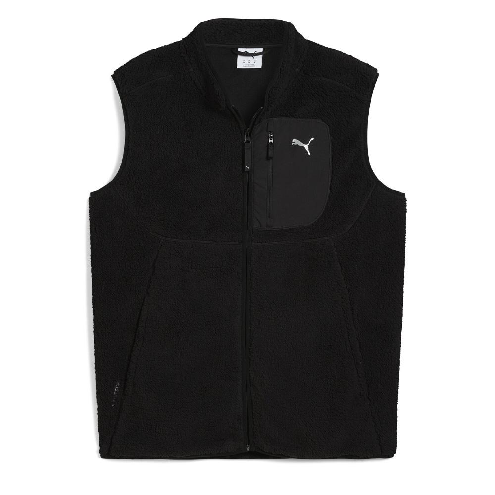 Puma Men's Black Sherpa Jacket Pumatech affordable