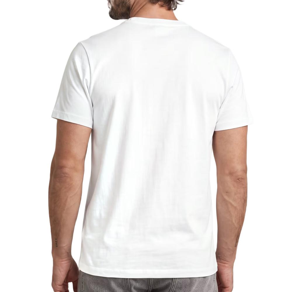 Camiseta blanca/negra para hombre G-Star RAW Logo ver 2