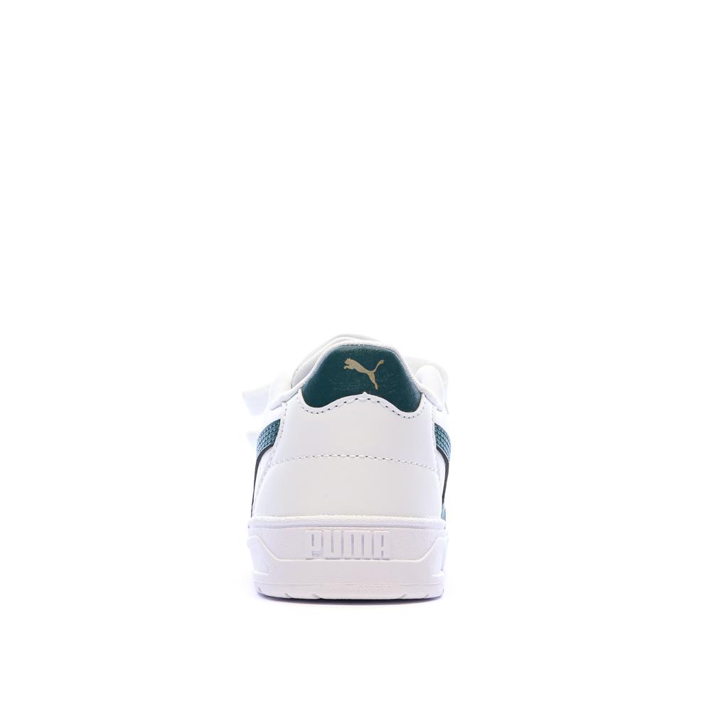 White/Green Puma Shuffle Downtown Boys’ Trainers Photo of the Espace des Marques %store% store - view of %key%