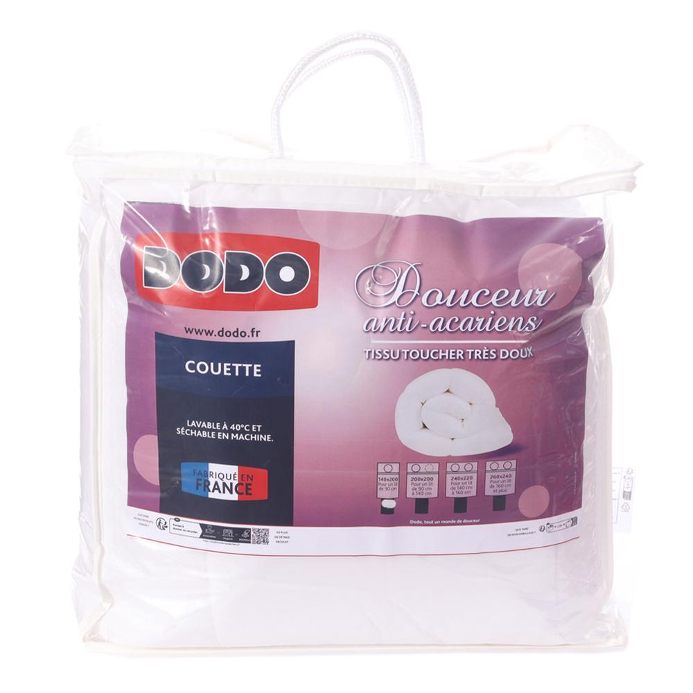 Leichte Bettdecke Anti Milben Weiß Dodo 140X200 günstig