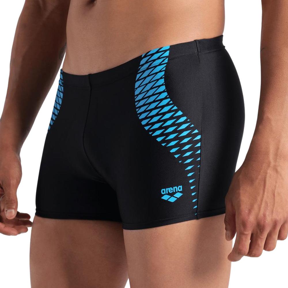 Bañador corto negro/azul para hombre Arena Openings Swim barato