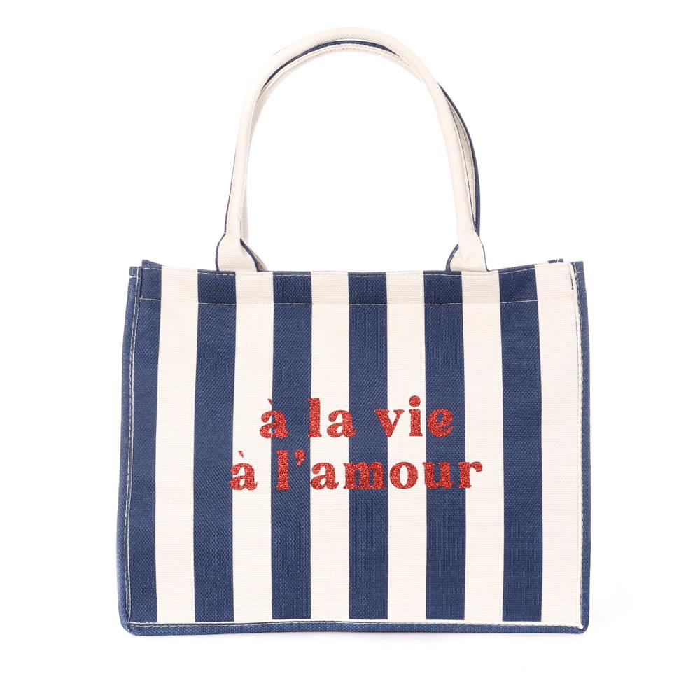 Bolso de playa beige/blanco Gérard Pasquier Amour barato