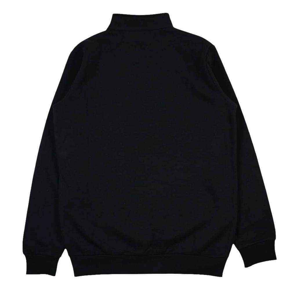 Ellesse Herren-Sweatshirt mit 1/4-Reißverschluss, schwarz, SOP23615A Ansicht 2
