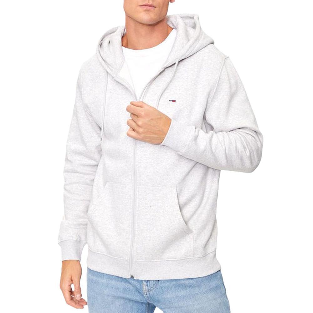 Hellgraues Herren-Sweatshirt mit Reißverschluss von Tommy Hilfiger DM0DM20743 günstig