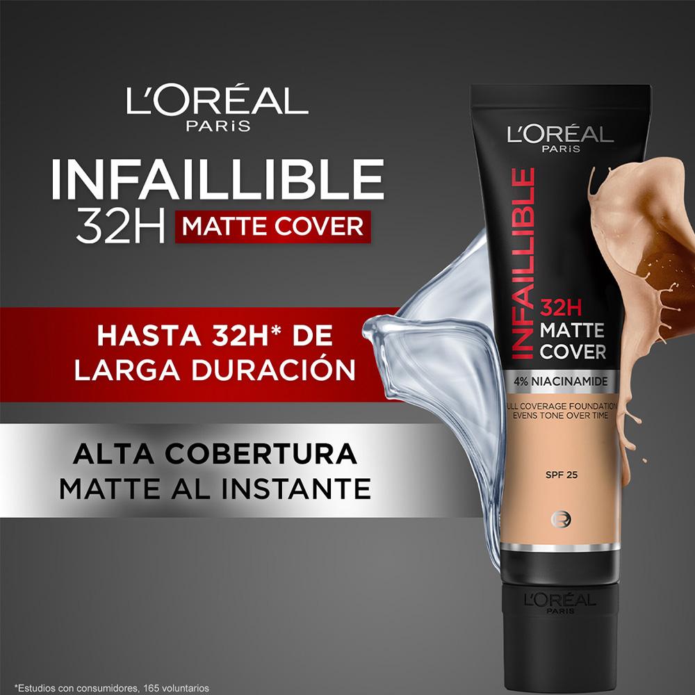 Base de maquillaje L'Oréal Paris Infaillible Matte Cover 200 Neutro ver 2