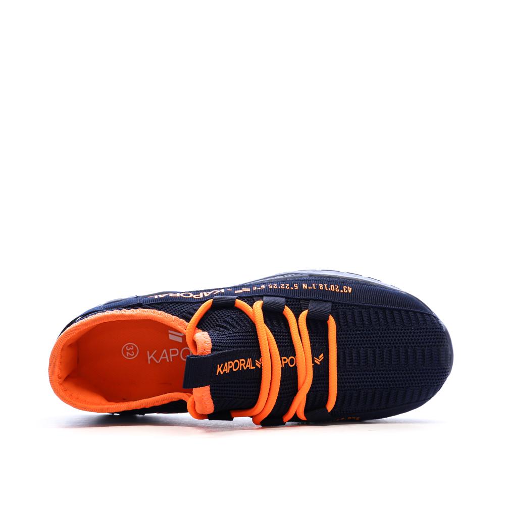 Baskets Marine/Orange Garçon Kaporal Dofini vue 4
