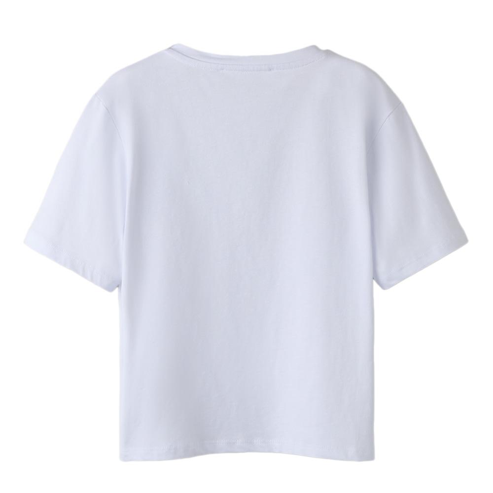 Girl's white/gold Name it Flonnis T-Shirt Photo of the Espace des Marques %store% store - view of %key%
