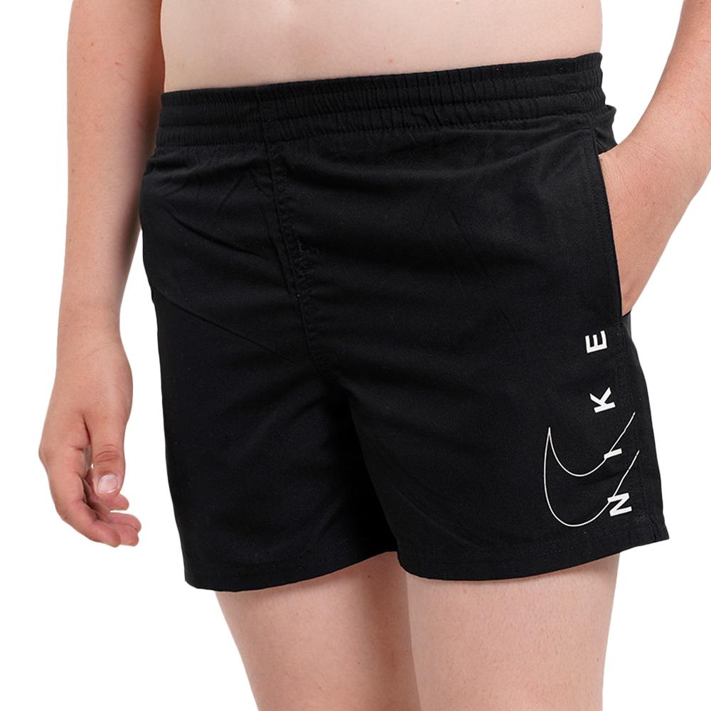 Maillot de bain Noir/Blanc Garçon Nike 4 Volley pas cher