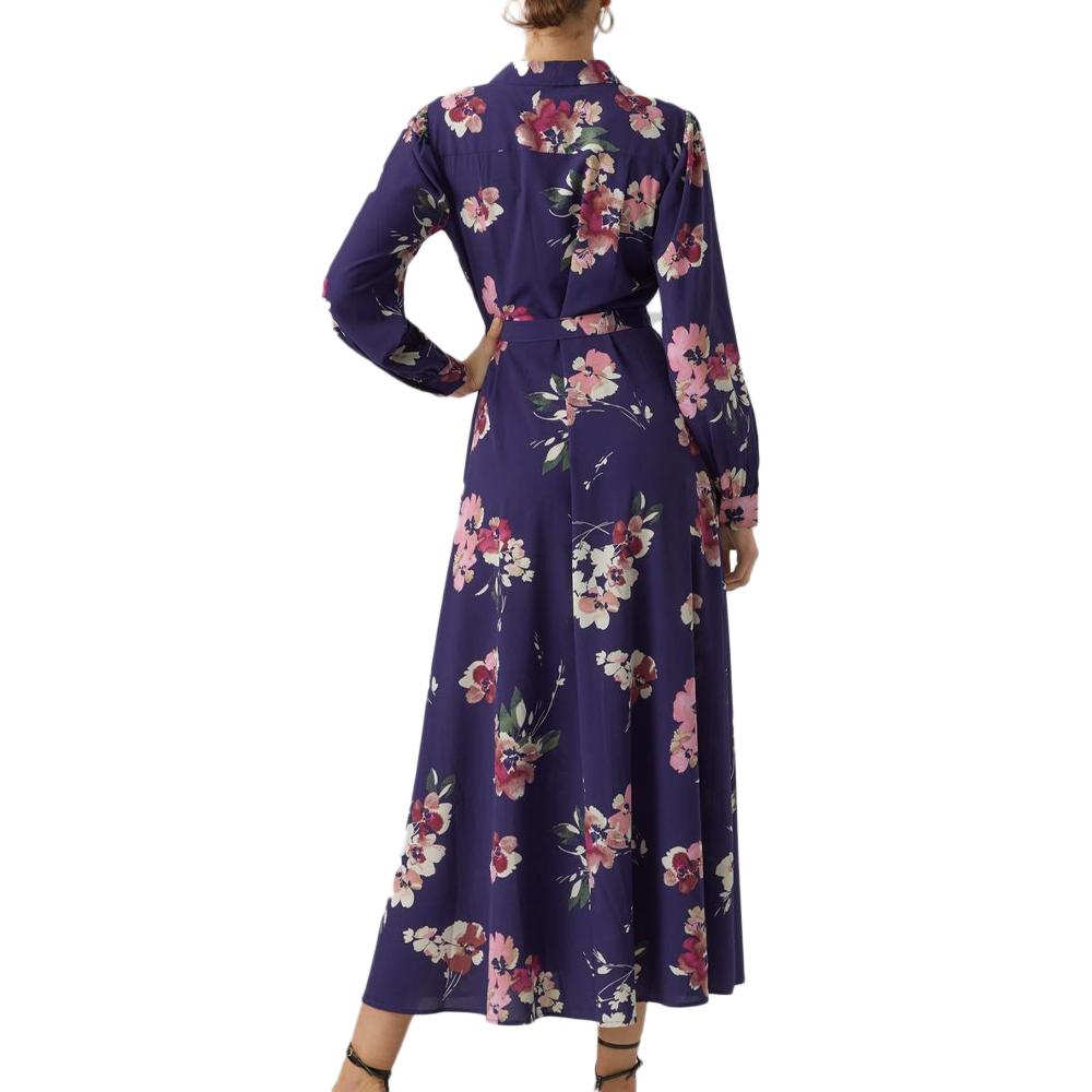 Vestido estampado marino de mujer Vero Moda Shilah Naja ver 2