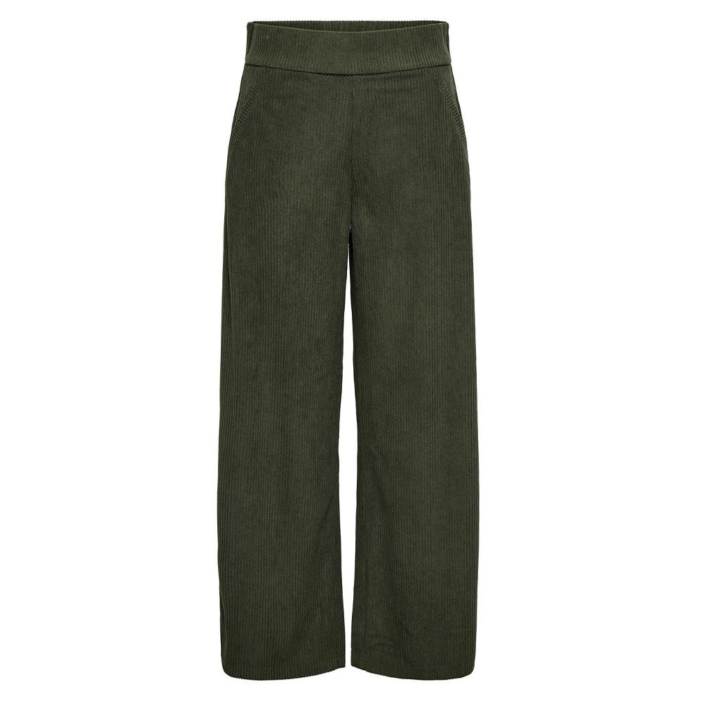 Pantalones de terciopelo verdes para mujer JDY Hope Cord barato