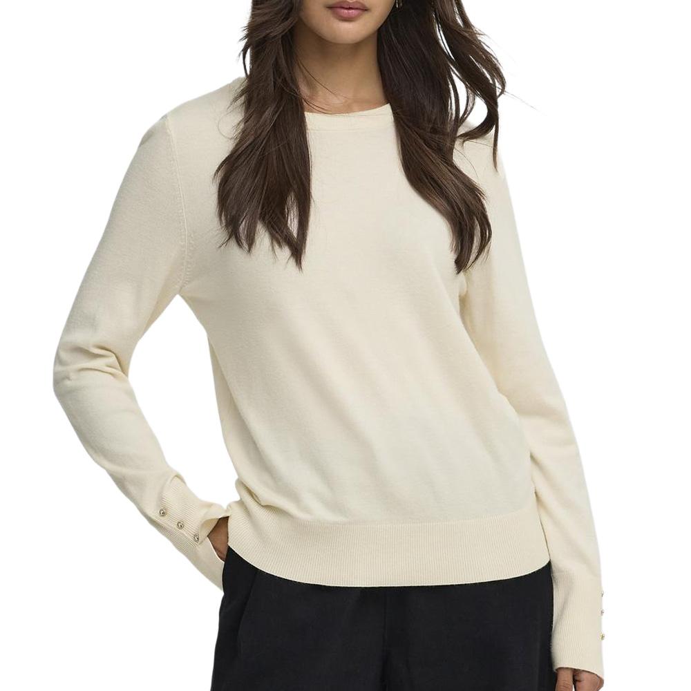 Pull Écru Femme JDY Button pas cher