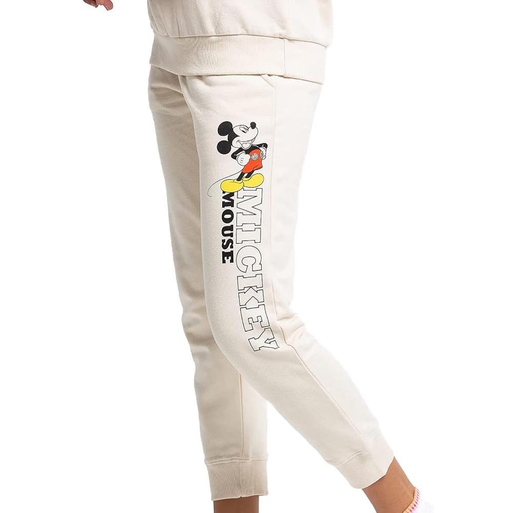 Pantalones de chándal beige para mujer «Disney Mouse Hello» ver 2
