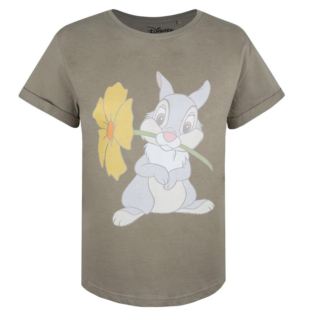 Women’s Khaki Disney Thumper Flower T-shirt affordable