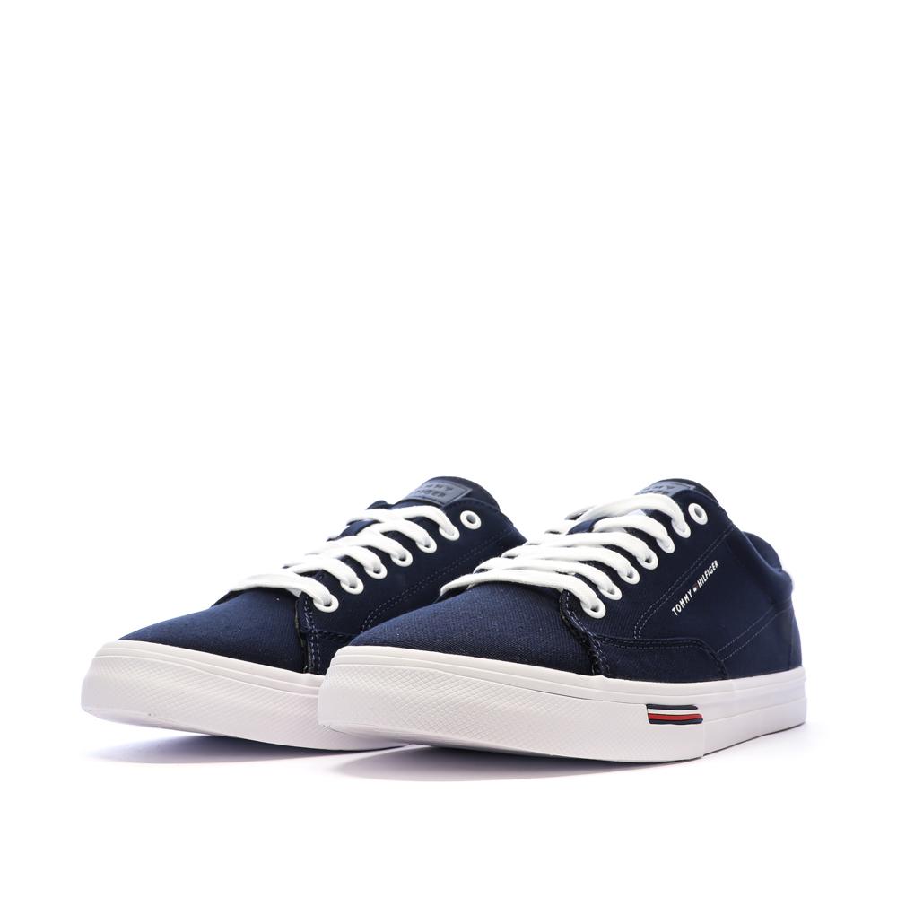 Baskets Marine Homme Tommy Hilfiger Vulc Core Rwb vue 6
