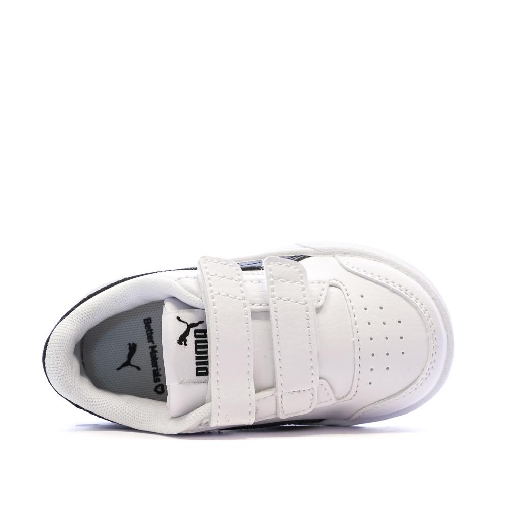 Weiß/Schwarze Puma Shuffle Sneaker für Jungen Ansicht 4