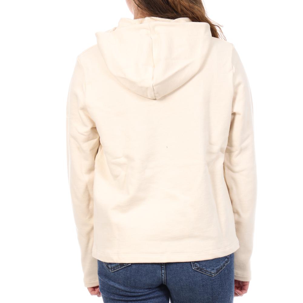 Sweat à Capuche Écru Femme Le Coq Sportif Hoody N°8 vue 2