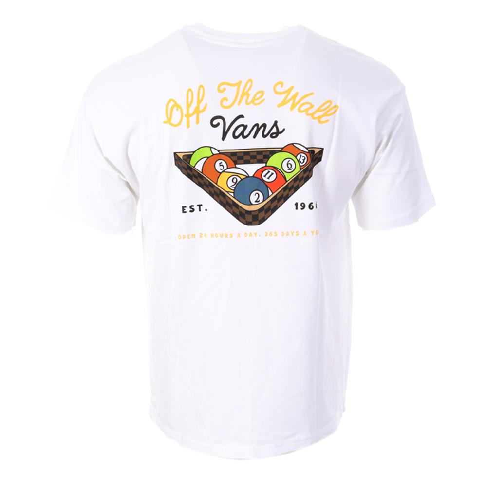 Camiseta hombre blanca Vans Snooker ver 2