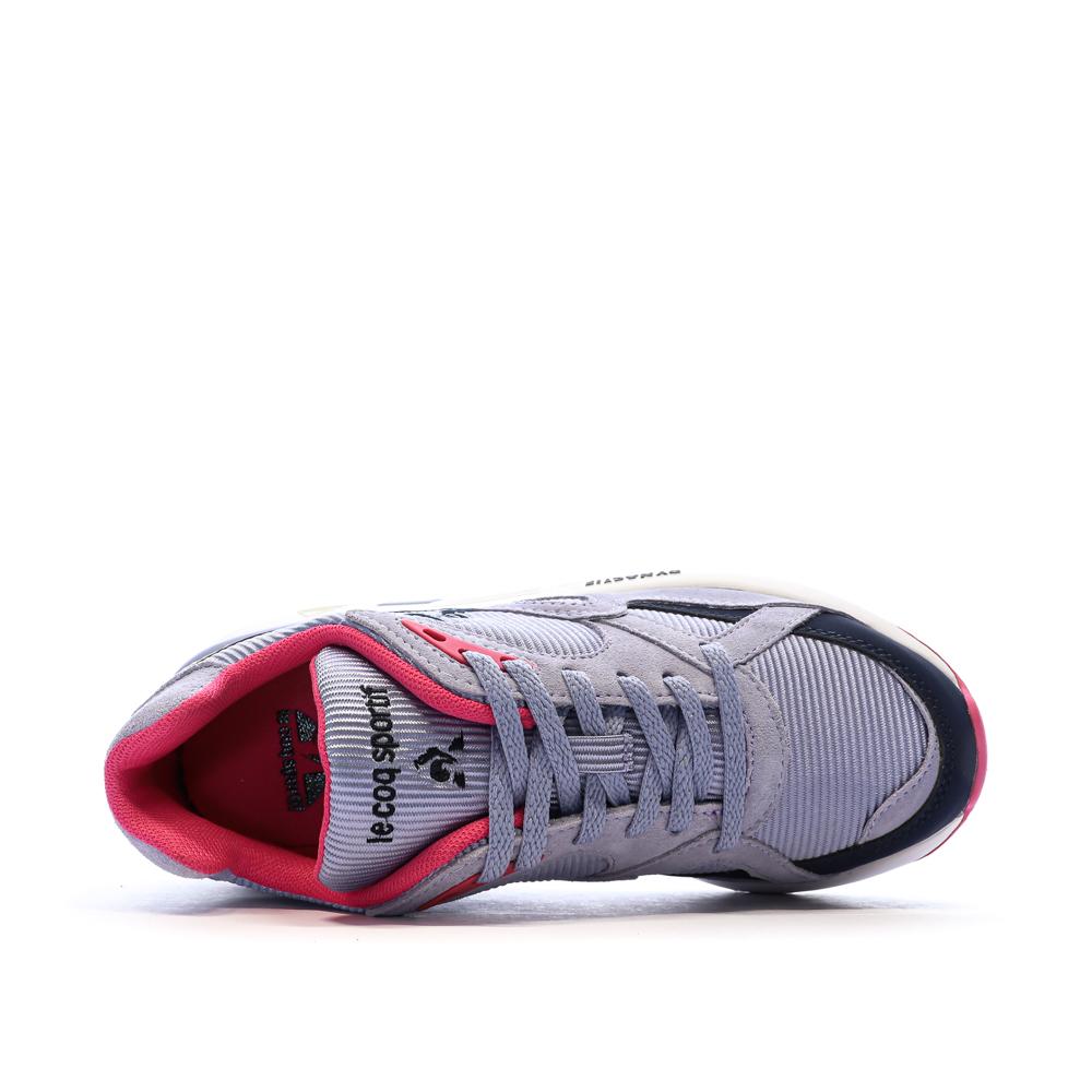 Baskets Gris Femme Le Coq Sportif R850 vue 4