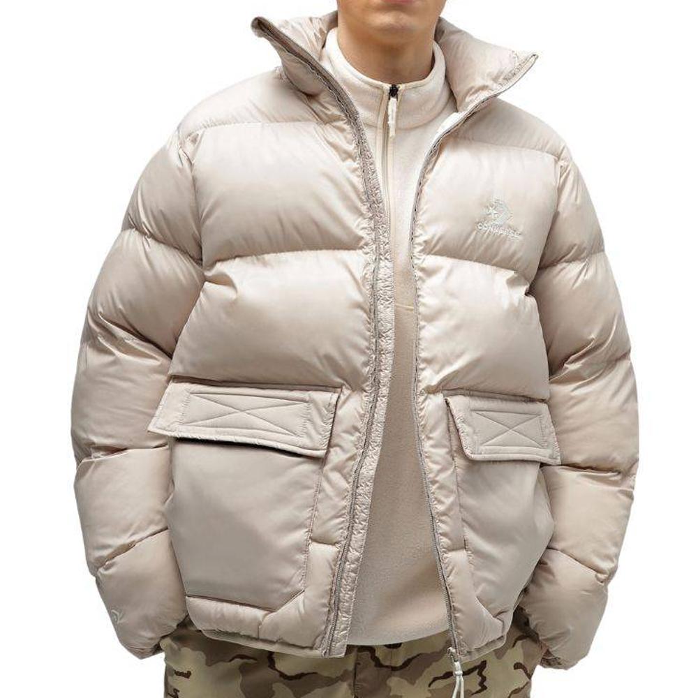 Converse Utility Beige Coat for Men affordable