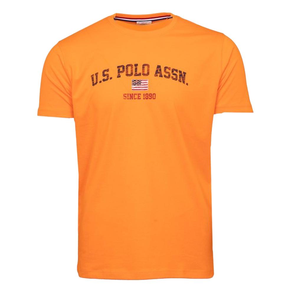 T-Shirt Orange Mann US Polo ASSN Nick günstig