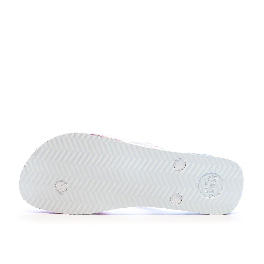 Tongs Blanc Femme Superdry Printed Flip Flop vue 2