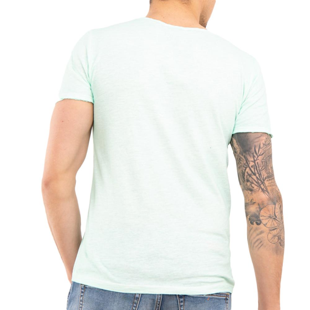T-Shirt Vert d'Eau Homme Paname Brothers Tom Ansicht 2