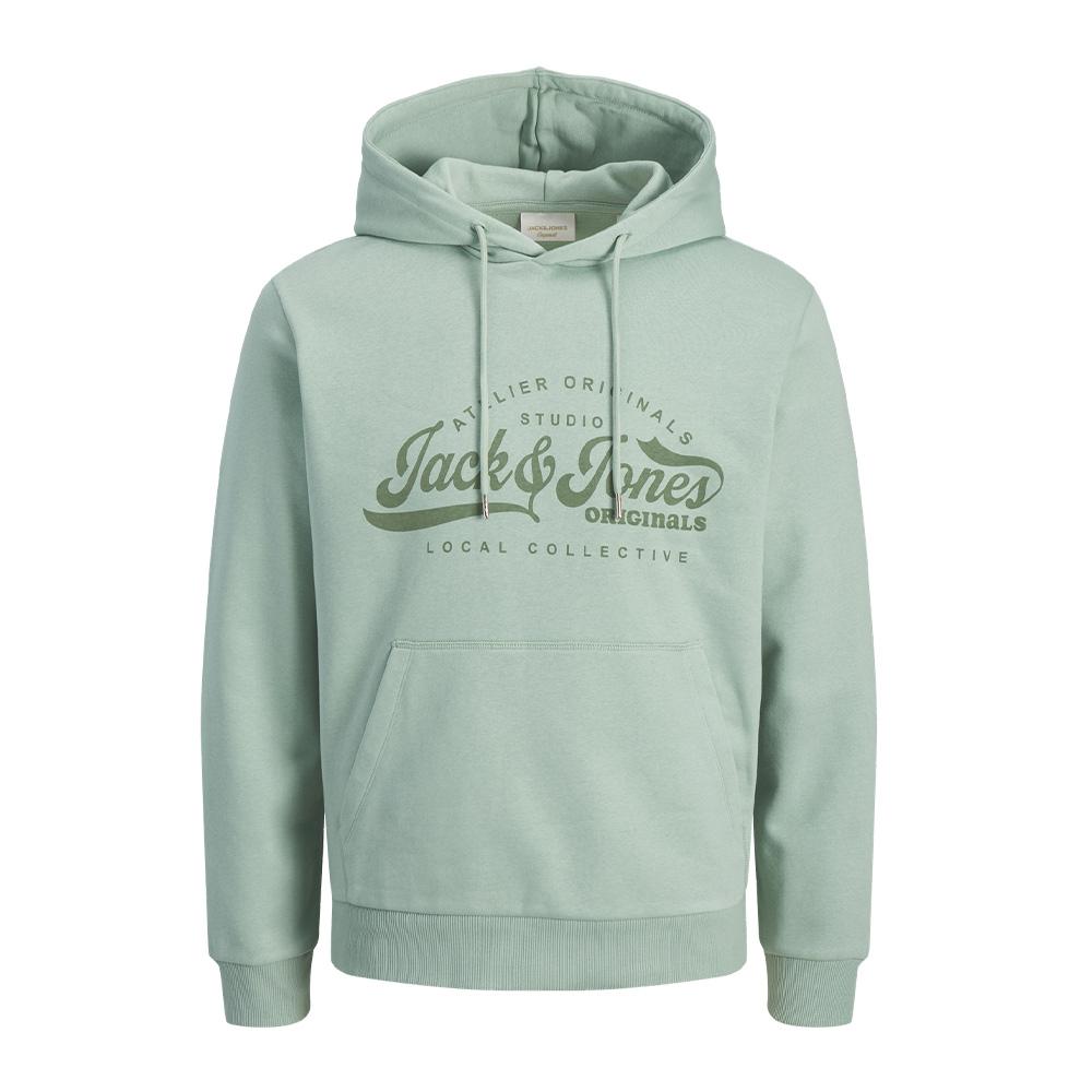 Sudadera verde para hombre Jack & Jones Jordean barato