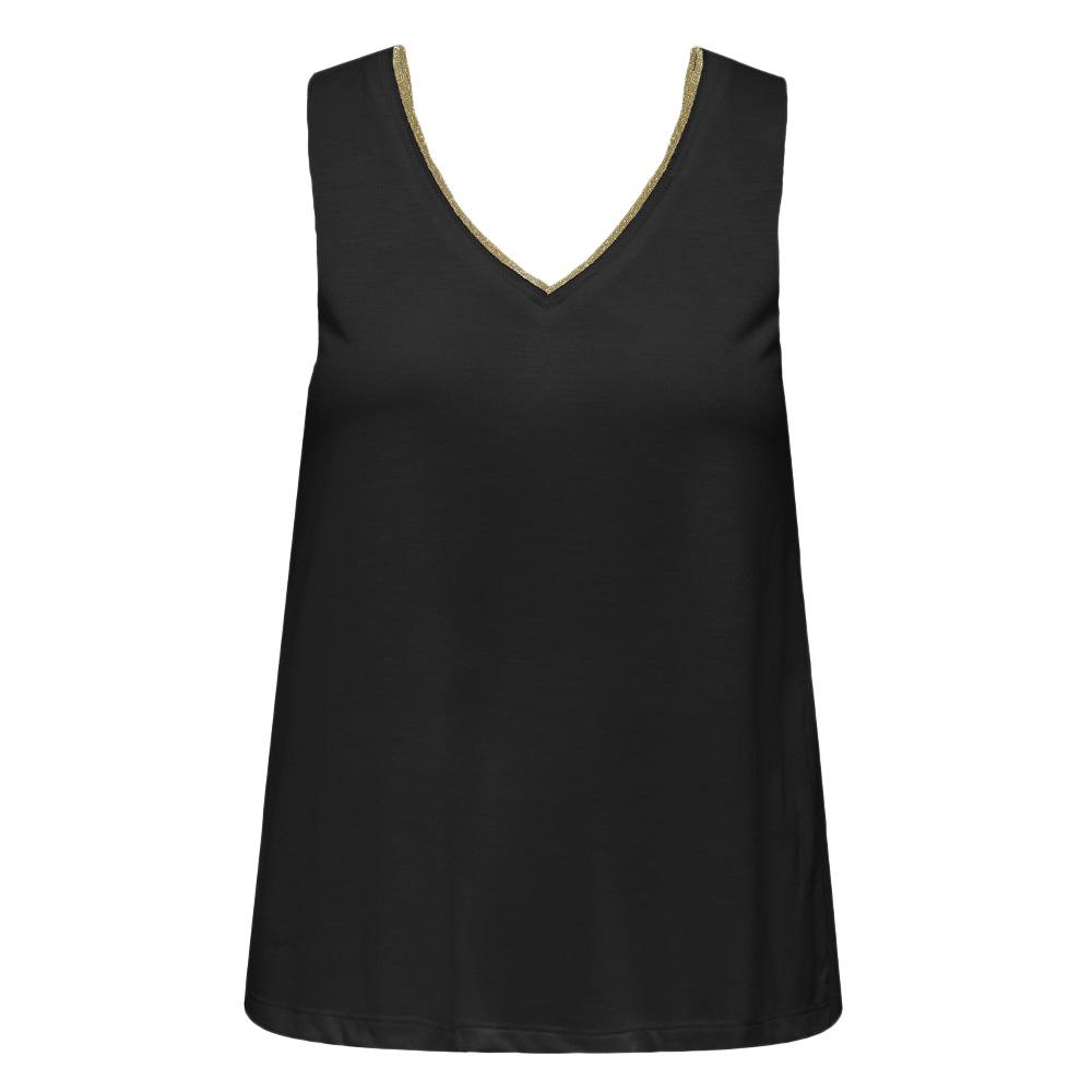 Tanktop Schwarz Frau JDY Lurex günstig