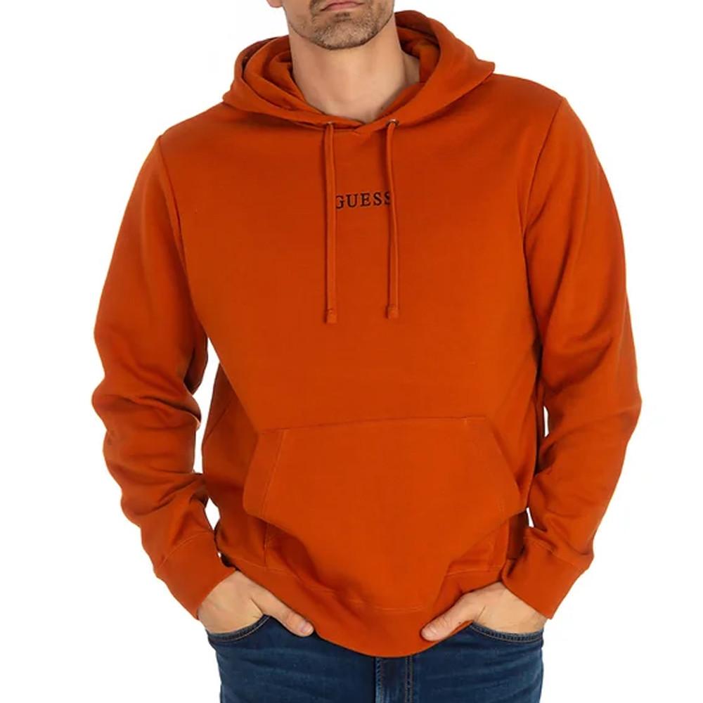 Sudadera con capucha Guess Roy Naranja para Hombre barato
