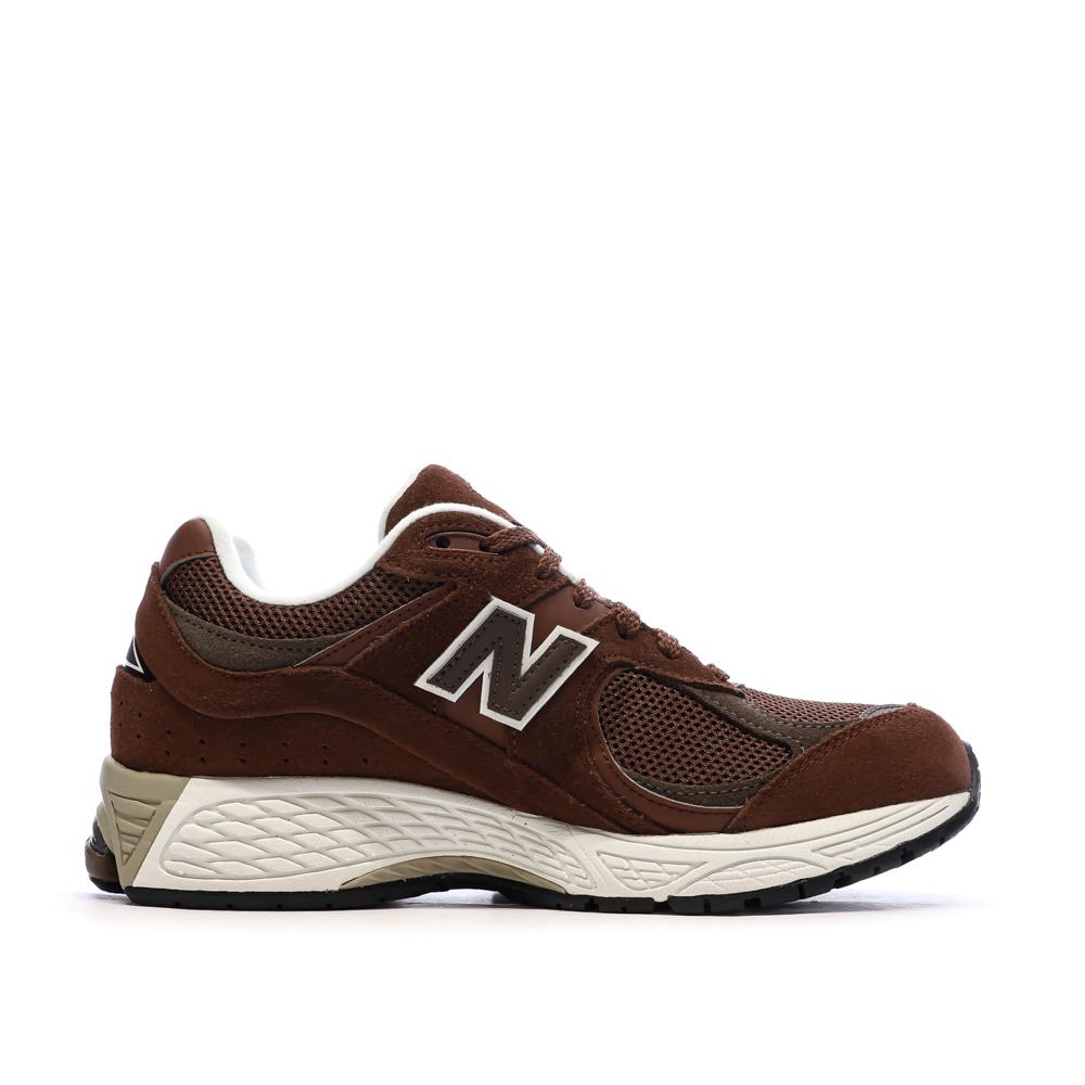 Baskets Marrons/Beige Homme New Balance 2002 vue 2