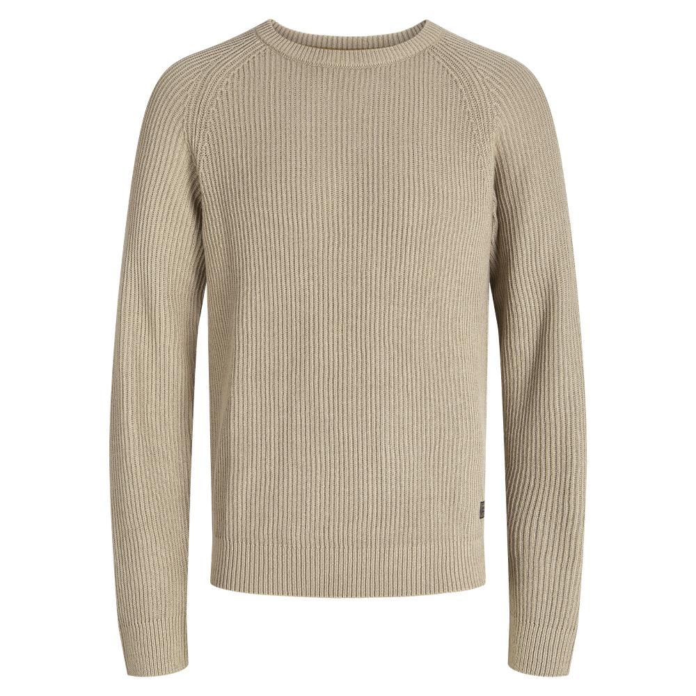 Beiger Herren-Strickpullover „Pannel“ von Jack & Jones günstig