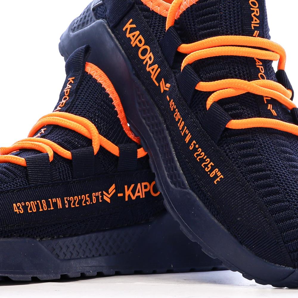 Baskets Marine/Orange Garçon Kaporal Dofini vue 7