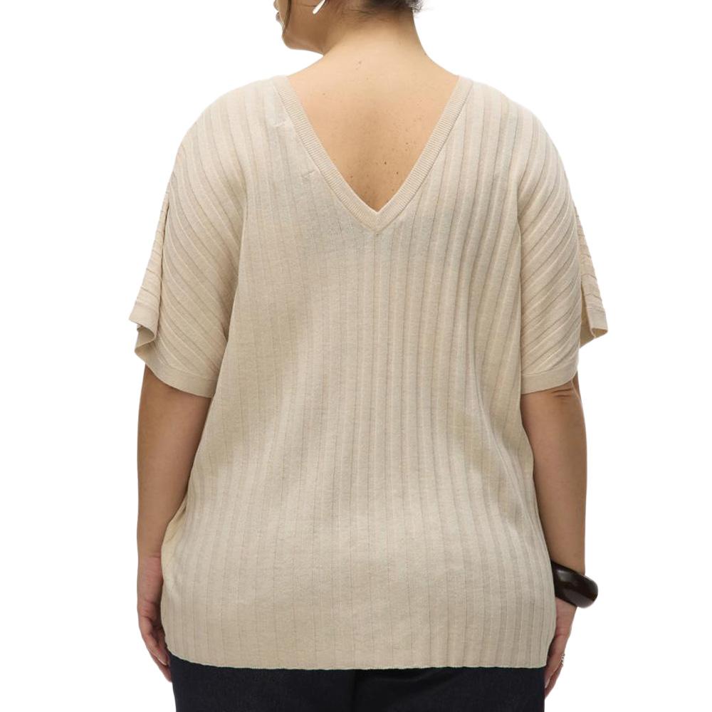 Women's beige jumper Vero Moda Barbados Photo of the Espace des Marques %store% store - view of %key%