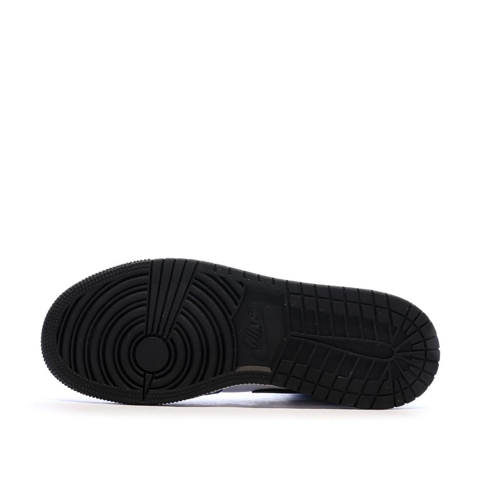 Nike Air Jordan 1 Mid Boys' Blue/White Sneakers Photo of the Espace des Marques %store% store - view of %key%