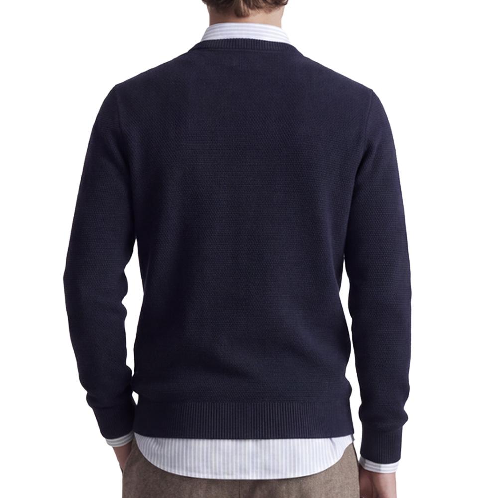 Jersey azul marino para hombre Jack & Jones Globe Knit ver 2