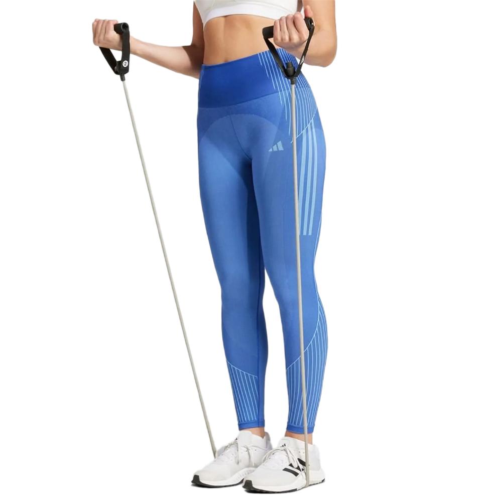 Malla Adidas Seamless 7/8 azul para mujer barato
