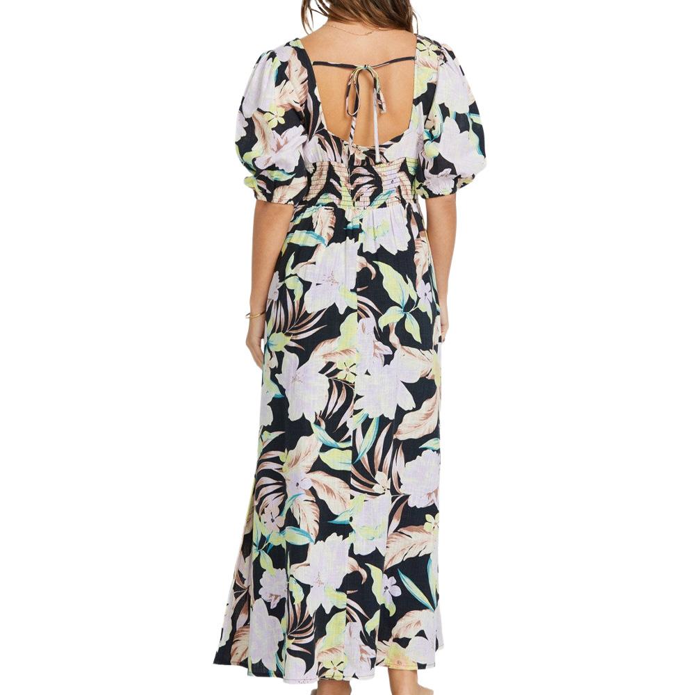 Billabong Women's Black Floral Escape Dress Photo of the Espace des Marques %store% store - view of %key%