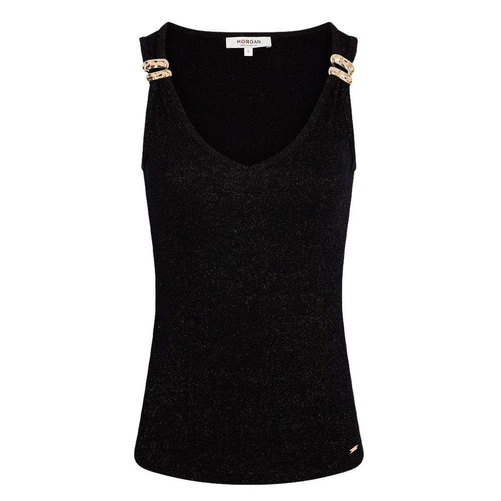 Morgan DNOEMI Women’s Black Tank Top Photo of the Espace des Marques %store% store - view of %key%