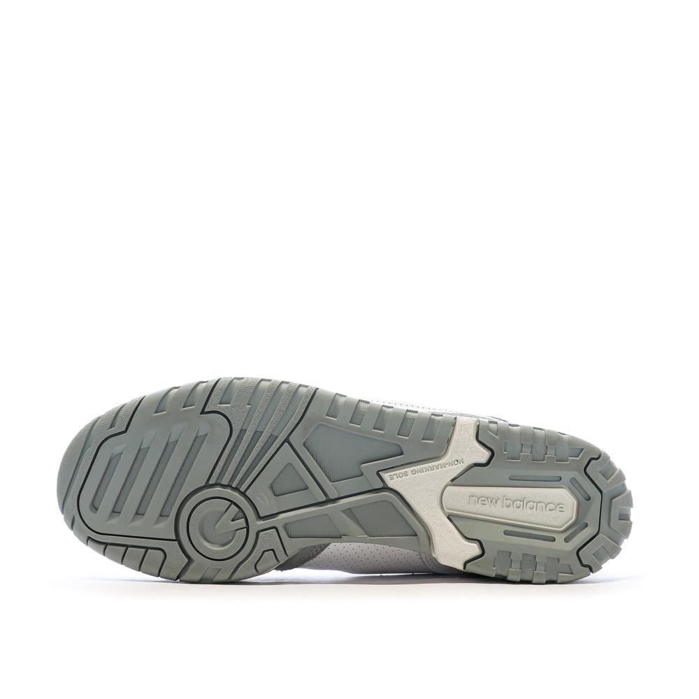 Baskets Blanches/Grises Femme New Balance Bb550 vue 5