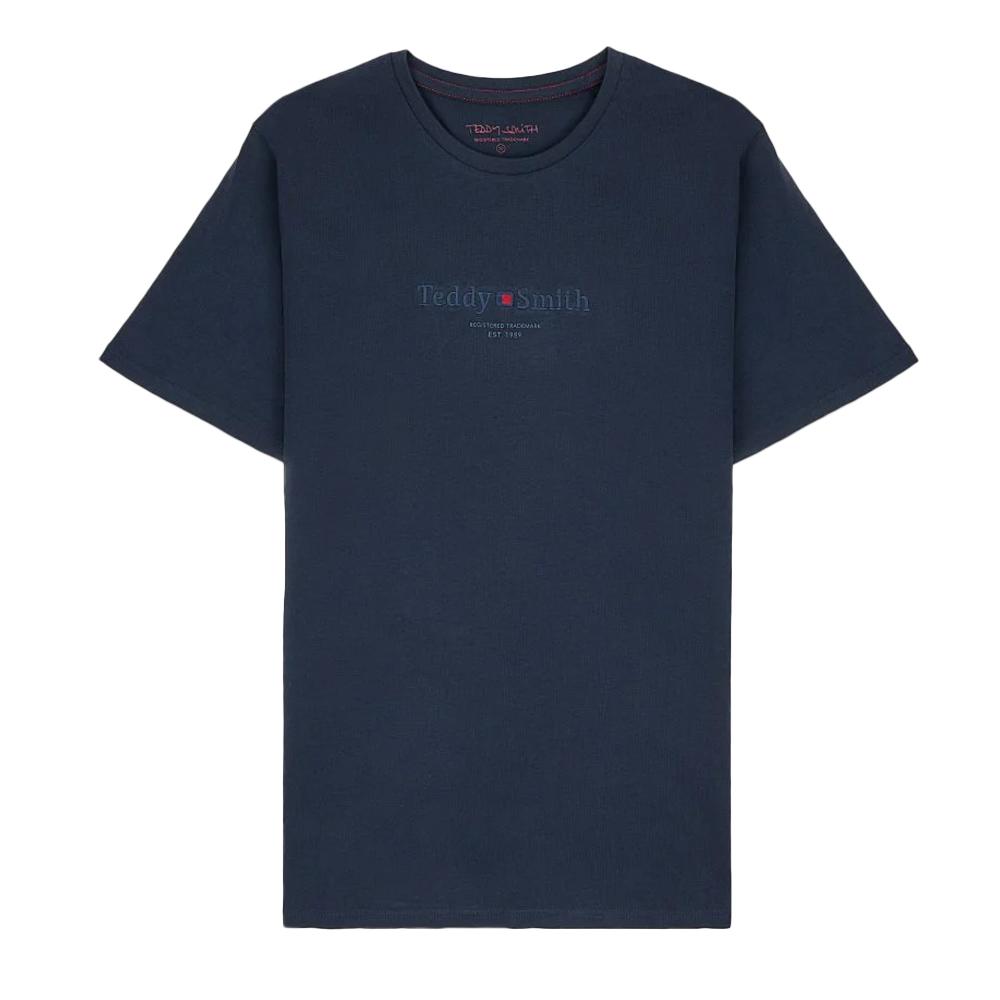 Camiseta Teddy Smith Azul Marino Hombre 11017024D barato