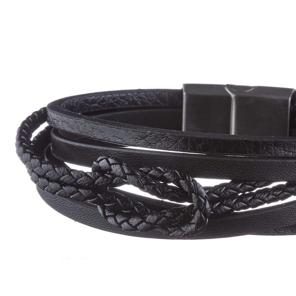 Bracelet Noir Geographical Norway 315063 vue 2