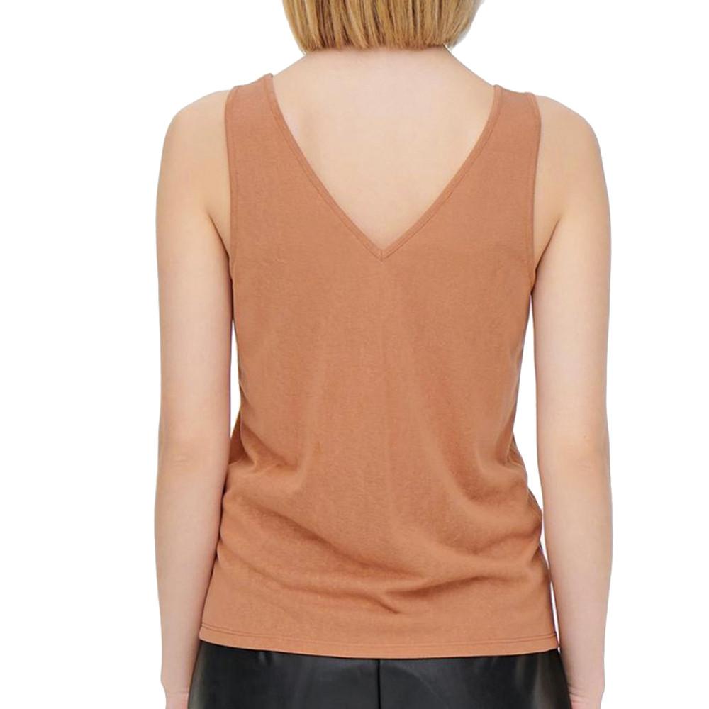 Women's brown tank top JDY Faustina Photo of the Espace des Marques %store% store - view of %key%