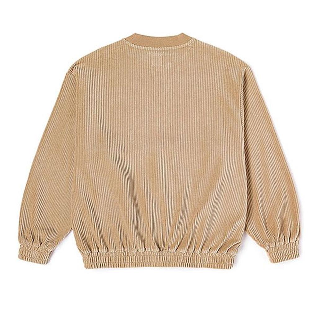 Sweat Top Vans Cord Beige Mujer ver 2