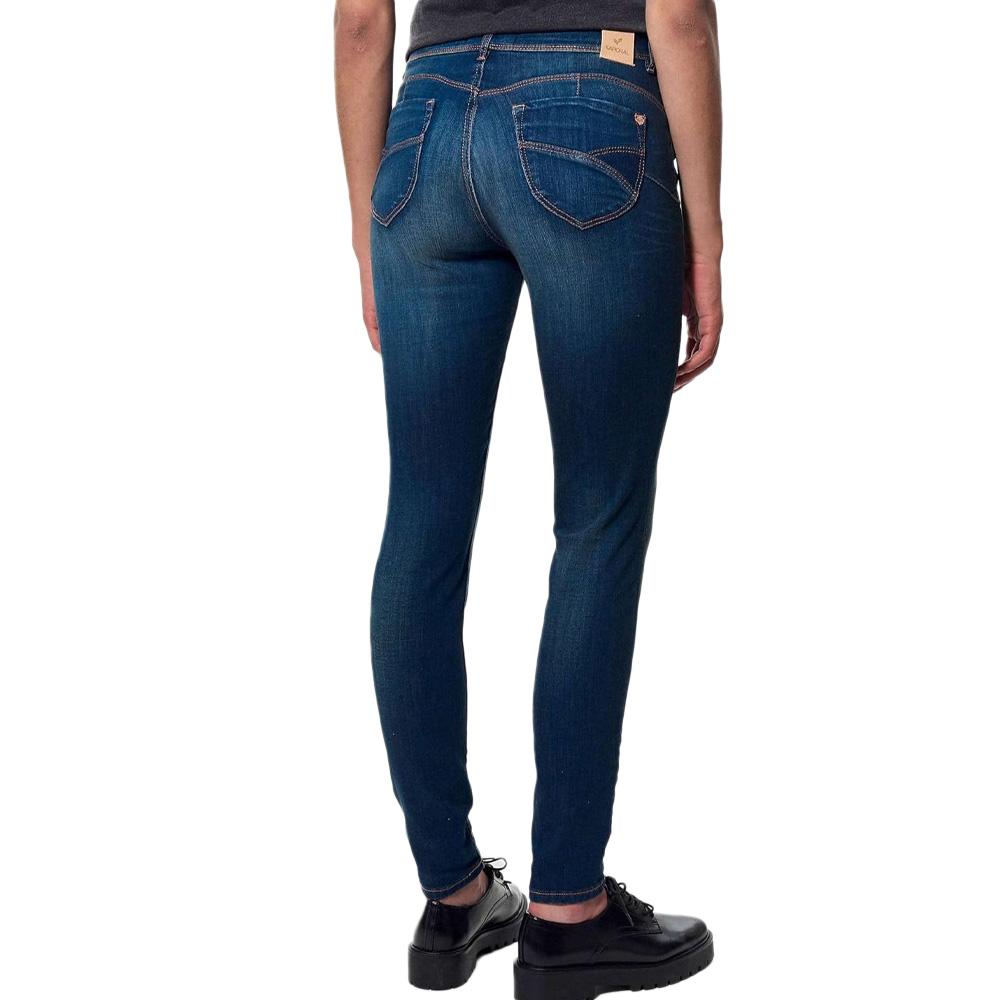 Women's Slim Faded Blue Jeans Kaporal Jeans FLORE Photo of the Espace des Marques %store% store - view of %key%