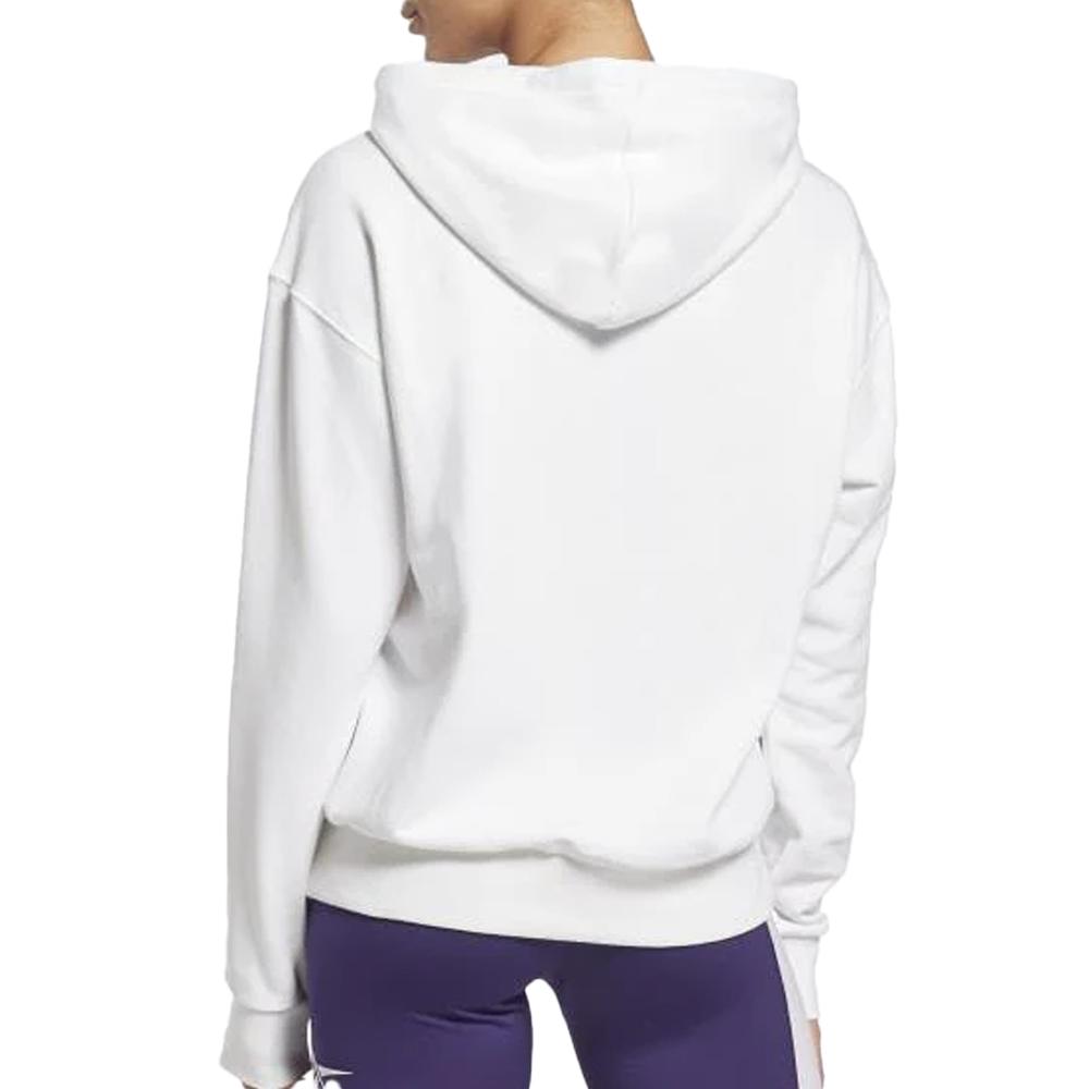 Sudadera Reebok Terry Blanco Mujer ver 2